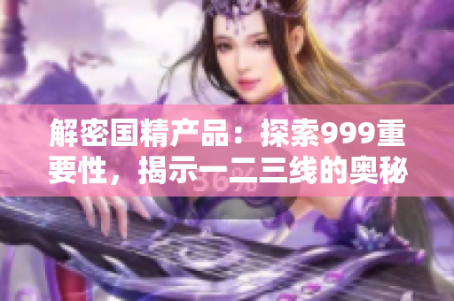 解密國精產(chǎn)品：探索999重要性，揭示一二三線的奧秘