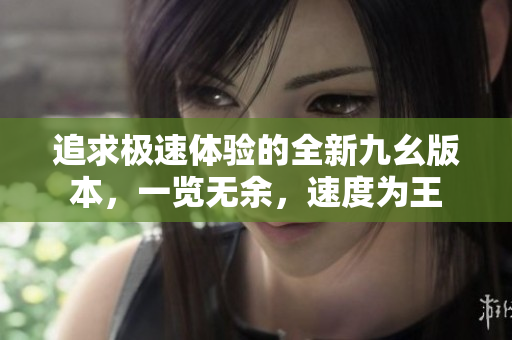 追求極速體驗的全新九幺版本，一覽無余，速度為王