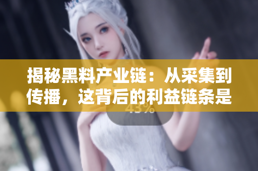 揭秘黑料產(chǎn)業(yè)鏈：從采集到傳播，這背后的利益鏈條是如何運(yùn)作的？