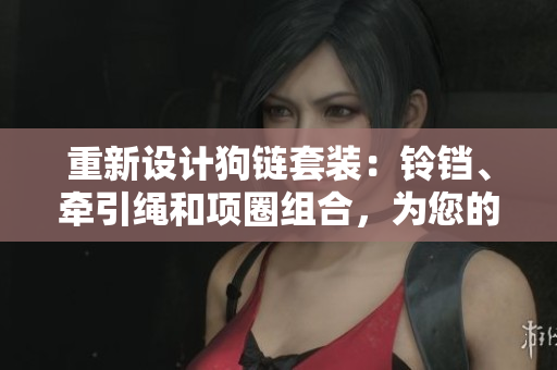 重新設計狗鏈套裝：鈴鐺、牽引繩和項圈組合，為您的寵物提供舒適與安全