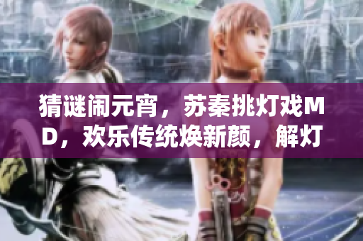 猜謎鬧元宵，蘇秦挑燈戲MD，歡樂(lè)傳統(tǒng)煥新顏，解燈謎共慶元宵節(jié)