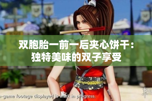 雙胞胎一前一后夾心餅干：獨(dú)特美味的雙子享受