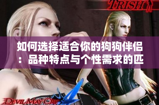 如何選擇適合你的狗狗伴侶：品種特點與個性需求的匹配