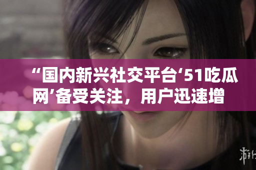 “國內(nèi)新興社交平臺‘51吃瓜網(wǎng)’備受關(guān)注，用戶迅速增長”
