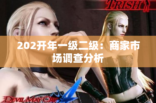 202開年一級二級：商家市場調(diào)查分析