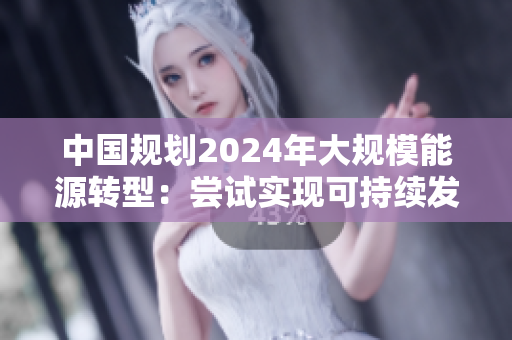 中國規(guī)劃2024年大規(guī)模能源轉(zhuǎn)型：嘗試實現(xiàn)可持續(xù)發(fā)展的新篇章