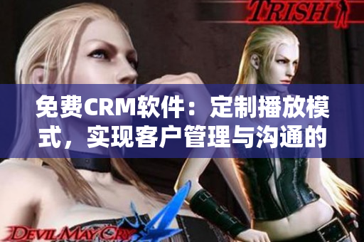 免費CRM軟件：定制播放模式，實現(xiàn)客戶管理與溝通的完美融合
