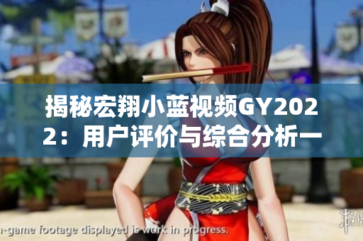 揭秘宏翔小藍(lán)視頻GY2022：用戶(hù)評(píng)價(jià)與綜合分析一覽