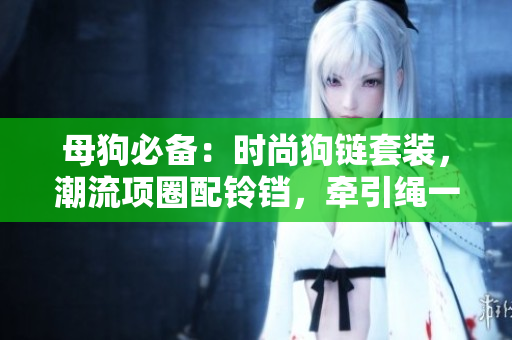 母狗必備：時尚狗鏈套裝，潮流項圈配鈴鐺，牽引繩一應(yīng)俱全
