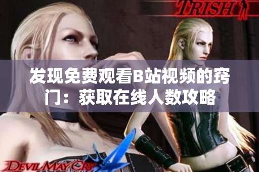 發(fā)現(xiàn)免費(fèi)觀看B站視頻的竅門：獲取在線人數(shù)攻略