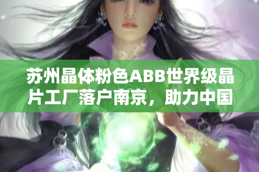 蘇州晶體粉色ABB世界級(jí)晶片工廠落戶(hù)南京，助力中國(guó)晶片制造