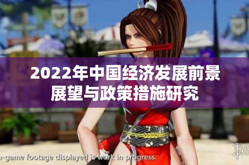 2022年中國經(jīng)濟(jì)發(fā)展前景展望與政策措施研究