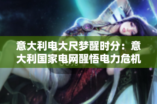 意大利電大尺夢醒時分：意大利國家電網(wǎng)醒悟電力危機(jī)的新篇章