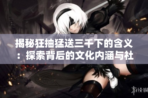 揭秘狂抽猛送三千下的含義：探索背后的文化內(nèi)涵與社會(huì)影響
