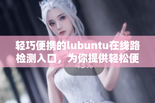 輕巧便攜的lubuntu在線路檢測入口，為你提供輕松便捷的網(wǎng)絡(luò)體驗(yàn)