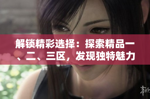 解鎖精彩選擇：探索精品一、二、三區(qū)，發(fā)現(xiàn)獨(dú)特魅力