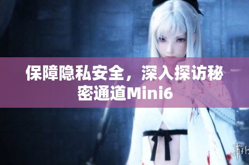 保障隱私安全，深入探訪秘密通道Mini6