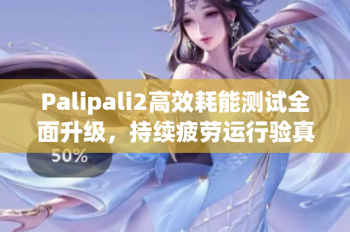 Palipali2高效耗能測試全面升級，持續(xù)疲勞運行驗真容易！