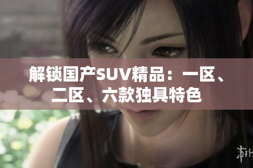解鎖國(guó)產(chǎn)SUV精品：一區(qū)、二區(qū)、六款獨(dú)具特色