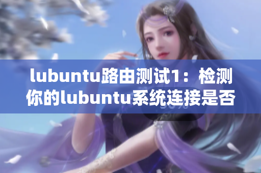 lubuntu路由測試1：檢測你的lubuntu系統(tǒng)連接是否準確