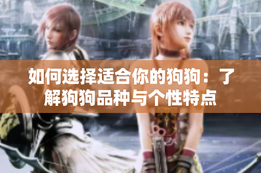 如何選擇適合你的狗狗：了解狗狗品種與個(gè)性特點(diǎn)