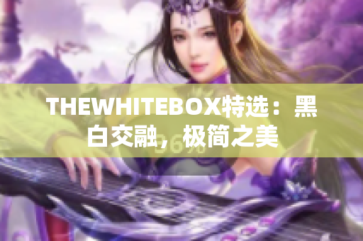 THEWHITEBOX特選：黑白交融，極簡之美