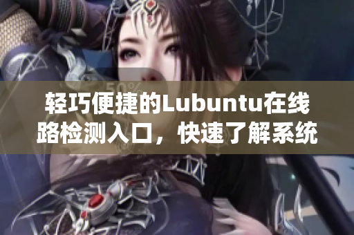 輕巧便捷的Lubuntu在線路檢測入口，快速了解系統(tǒng)狀況