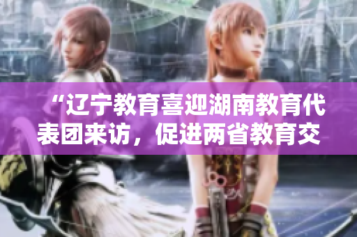 “遼寧教育喜迎湖南教育代表團來訪，促進兩省教育交流合作”