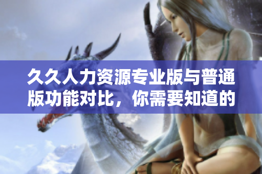 久久人力資源專業(yè)版與普通版功能對比，你需要知道的所有差異