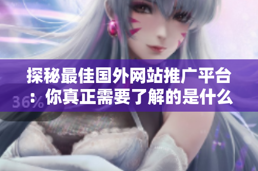 探秘最佳國(guó)外網(wǎng)站推廣平臺(tái)：你真正需要了解的是什么？