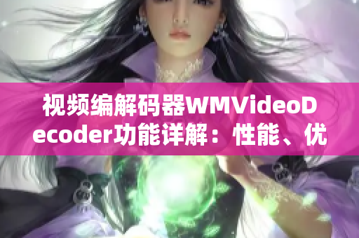 視頻編解碼器WMVideoDecoder功能詳解：性能、優(yōu)勢(shì)及應(yīng)用領(lǐng)域
