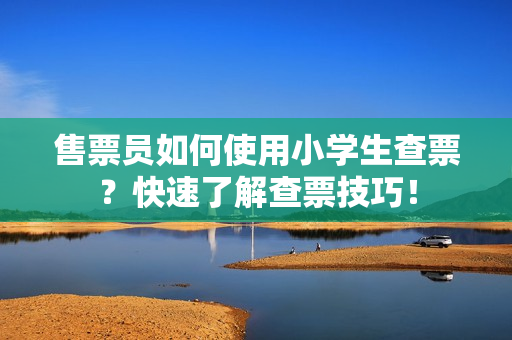 售票員如何使用小學(xué)生查票？快速了解查票技巧！
