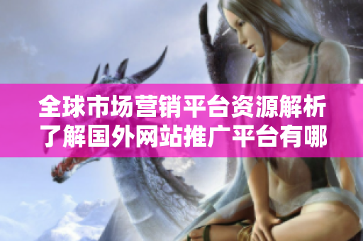 全球市場營銷平臺資源解析了解國外網站推廣平臺有哪些