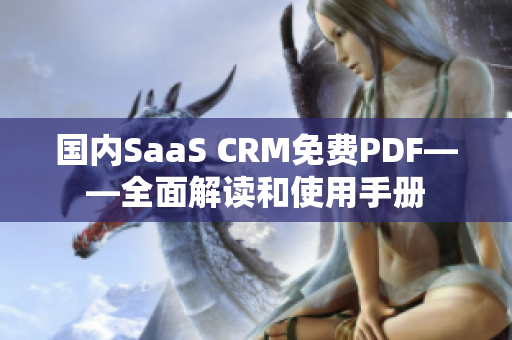 國內(nèi)SaaS CRM免費(fèi)PDF——全面解讀和使用手冊
