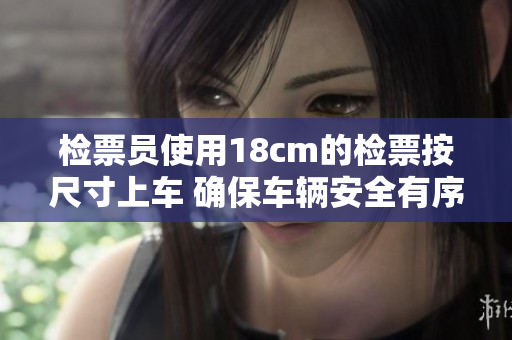檢票員使用18cm的檢票按尺寸上車 確保車輛安全有序的上車體驗