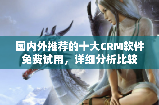 國內(nèi)外推薦的十大CRM軟件免費(fèi)試用，詳細(xì)分析比較
