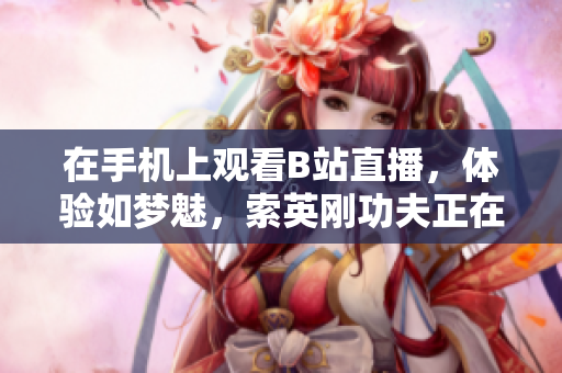 在手機上觀看B站直播，體驗如夢魅，索英剛功夫正在賞析