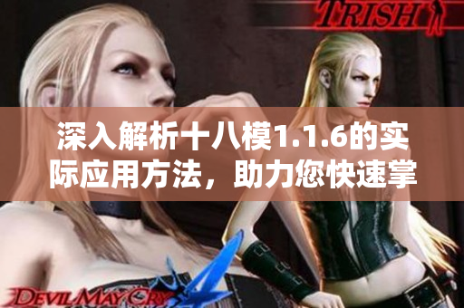 深入解析十八模1.1.6的實(shí)際應(yīng)用方法，助力您快速掌握相關(guān)主題