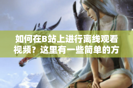如何在B站上進(jìn)行離線觀看視頻？這里有一些簡單的方法！