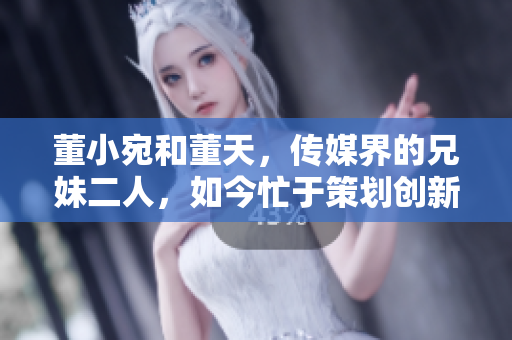 董小宛和董天，傳媒界的兄妹二人，如今忙于策劃創(chuàng)新節(jié)目，展現(xiàn)新視野。