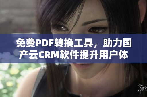 免費(fèi)PDF轉(zhuǎn)換工具，助力國(guó)產(chǎn)云CRM軟件提升用戶體驗(yàn)