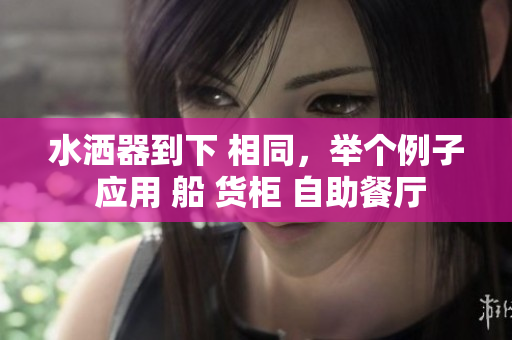 水灑器到下 相同，舉個例子 應用 船 貨柜 自助餐廳