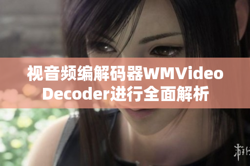 視音頻編解碼器WMVideoDecoder進行全面解析