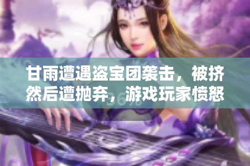 甘雨遭遇盜寶團襲擊，被擠然后遭拋棄，游戲玩家憤怒表示
